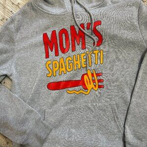 Size S Eminem Mom's Spaghetti Gray Hoodie Sweatshirt with Kangaroo Pocket